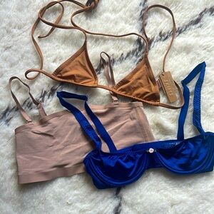 Skims bras and bikini top 30b small XS